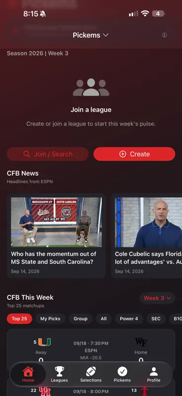 CFB Pickems screenshot 6 of 6