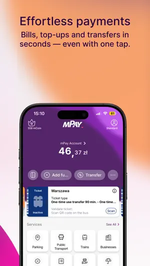 mPay - mobile payments screenshot 4