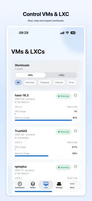 Prox Agent: Proxmox Manager screenshot 2