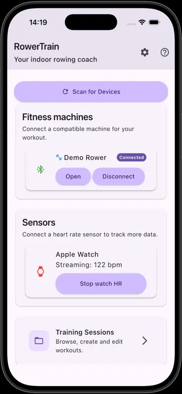 RowerTrain screenshot 3 of 8