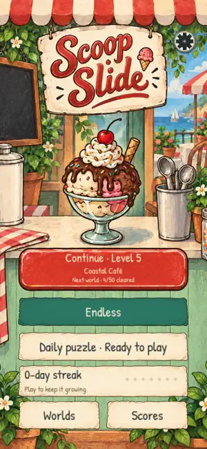 Scoop Slide: Merge Game screenshot 1