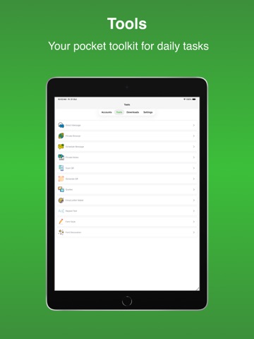 Web Scan - Dual Chat iPad screenshot