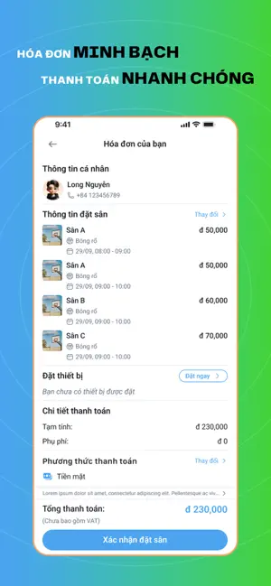 ONTO: Tìm Kiếm & Đặt Sân Nhanh iPhone screenshot 4