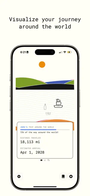 Ahoy: Distance Tracker screenshot 1