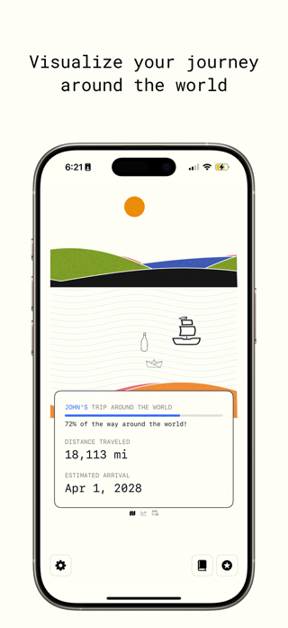 Ahoy: Distance Tracker Screenshot 1 of 3