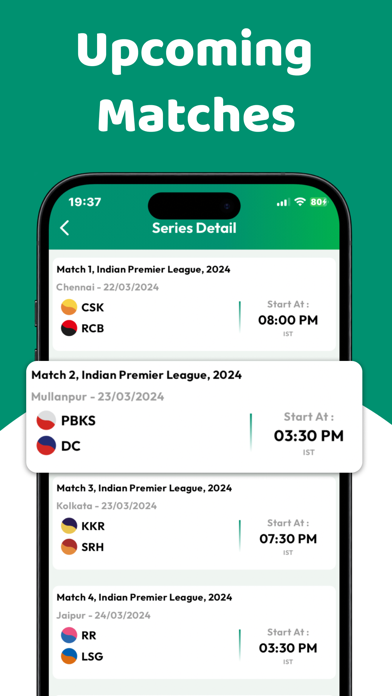Live Cricket LiveLine IPL 2024 Screenshot