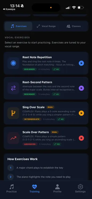 VocalTune: Pitch Trainer screenshot 3