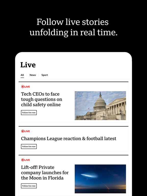 BBC: World News & Stories iPad screenshot 6 - News app