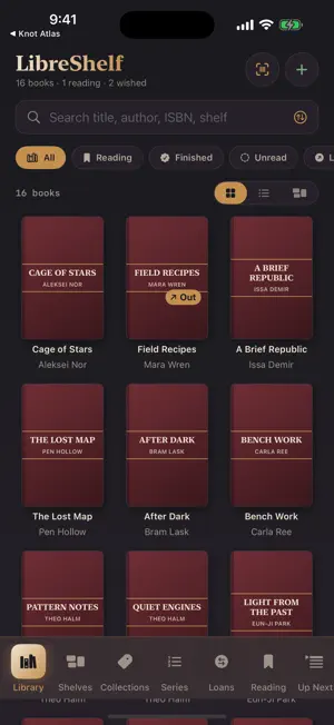 LibreShelf screenshot 1