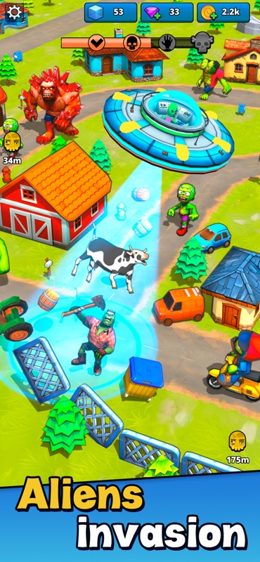 Aliens vs Zombies: Invasion screenshot 2