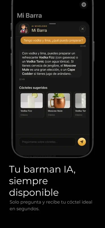 Mixly: Barman IA y Cócteles screenshot 4 of 8