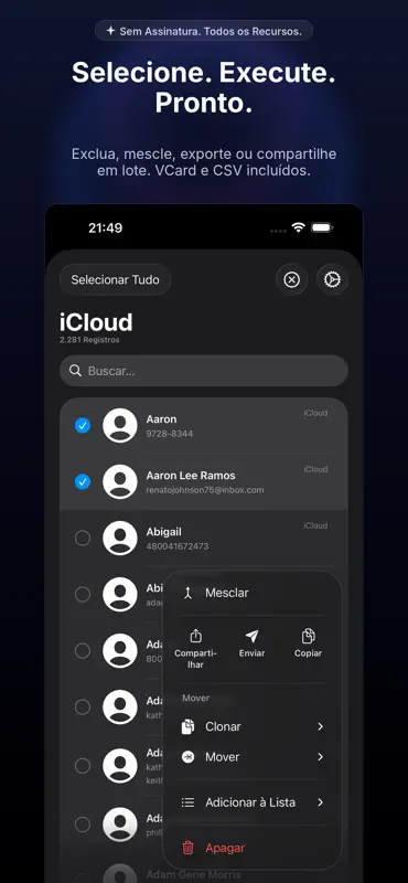 Contaxs - Contacts Cleaner screenshot 8 of 9