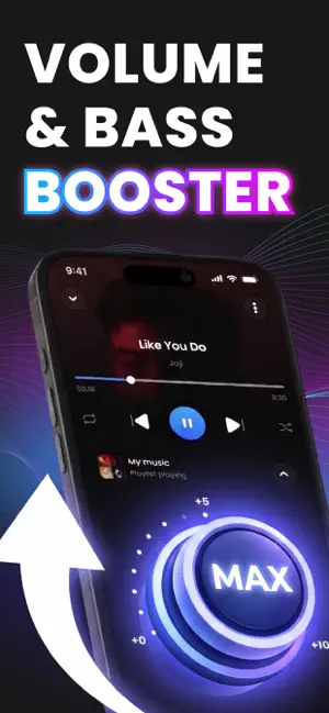 Bass & Volume Booster - BassUp screenshot 1