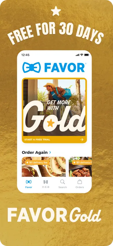 Favor: Texas Food Delivery screenshot 2
