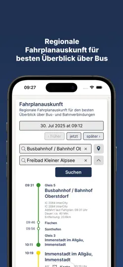 Screenshot von Allgäu Walser Pass auf dem iPhone 3
