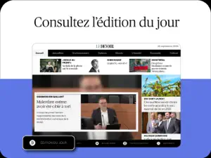 Le Devoir pour iPad screenshot 4