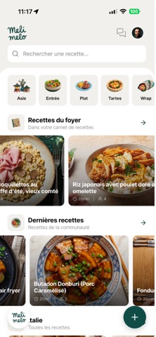 Melimelo - Gestion de foyer iPhone screenshot