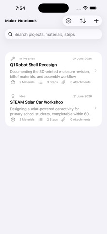 Project Notebook + Screenshot 1 of 5