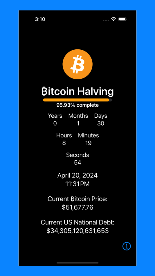 #1. Bitcoin Halving (iOS) 由: Naveen Hothi
