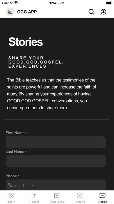 GOOD.GOD.GOSPEL. Screenshot