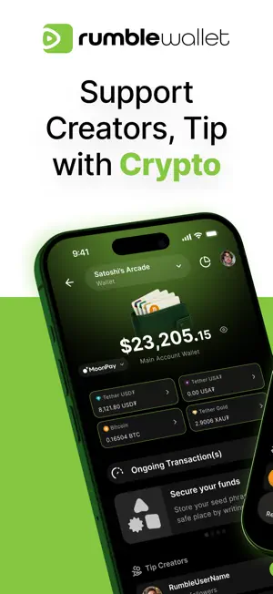 Rumble Wallet: Buy BTC, Tether screenshot 1