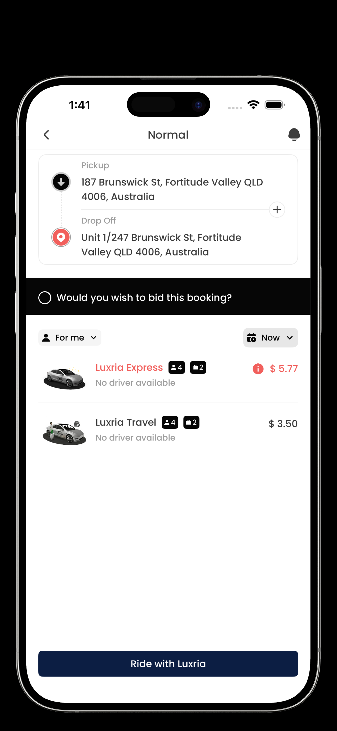 Luxria - Ride Shop Service screenshot 5