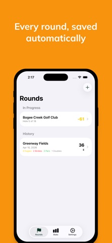 Bogee – Golf Score Tracker screenshot
