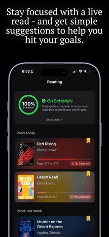Vellum: Book Tracking iPhone screenshot