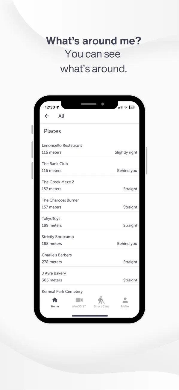 Screenshot #2 pour WeWALK Navigation & Assistance