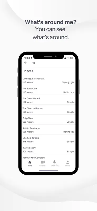 WeWALK Navigation & Assistance screenshot 2 of 6