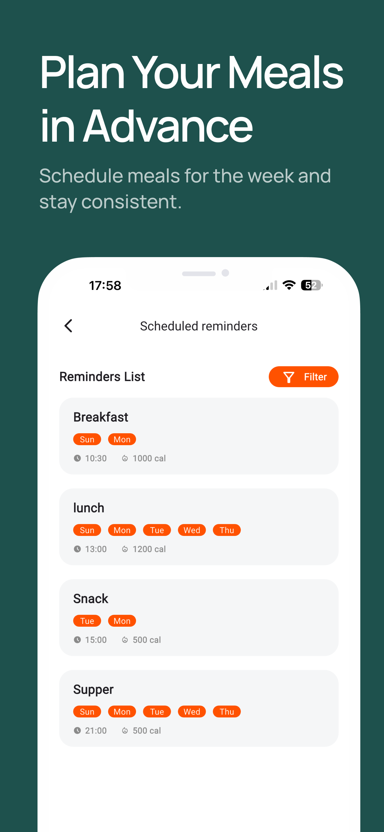 Meal Minder - Meal reminder