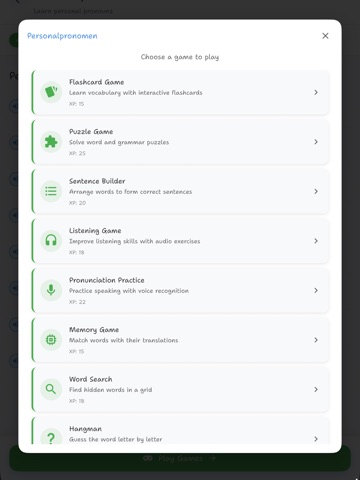 Linguroo iPad screenshot