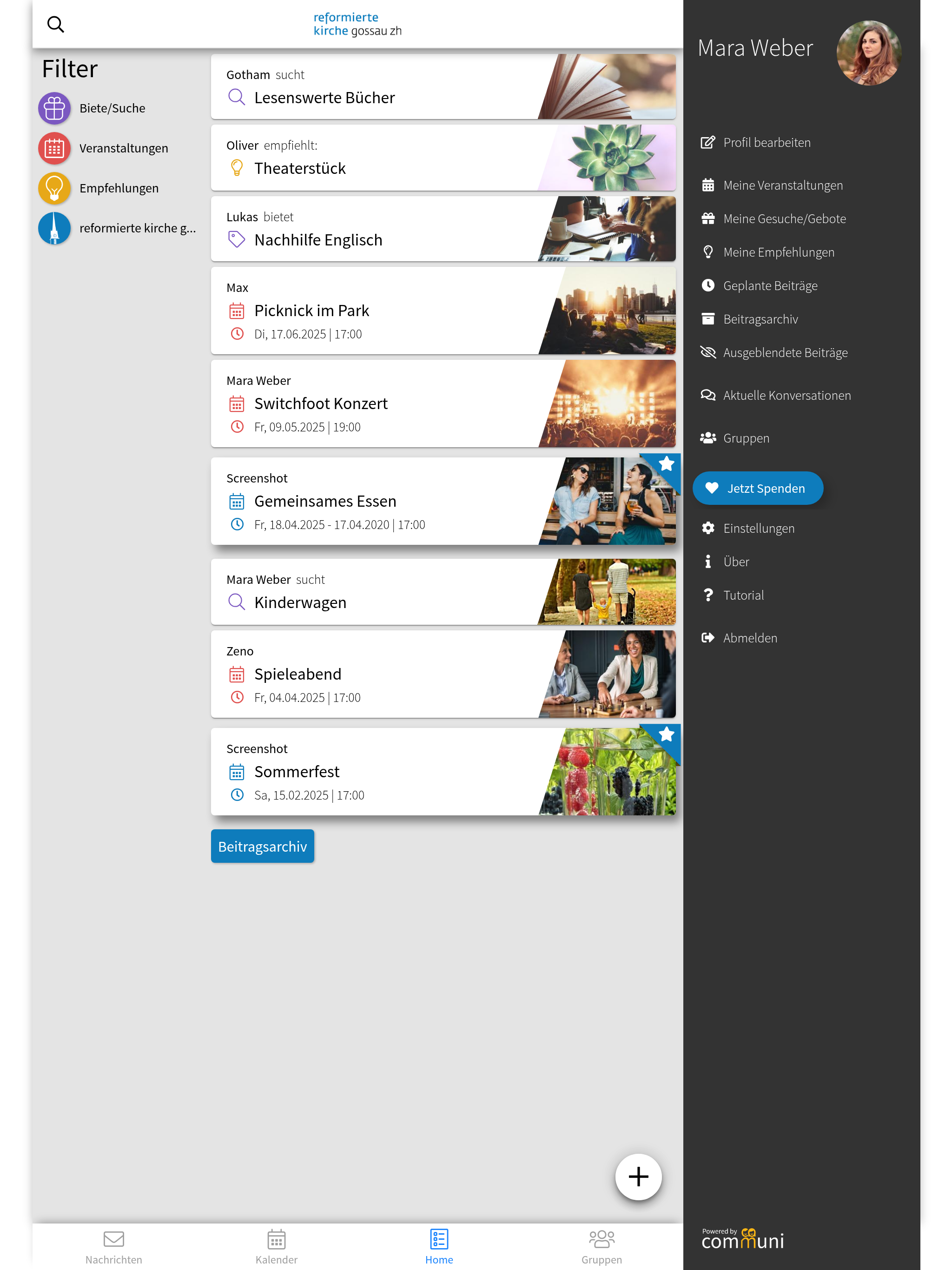 reformierte kirche gossau zh screenshot 7