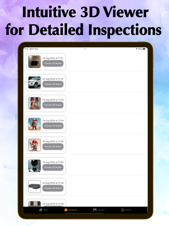 Pic3D Maker - Image to 3D iPad screenshot 3 - Graphics & Design app