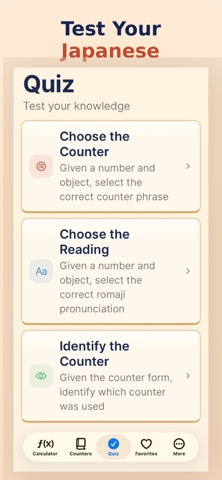 Japanese Counter Calculator screenshot