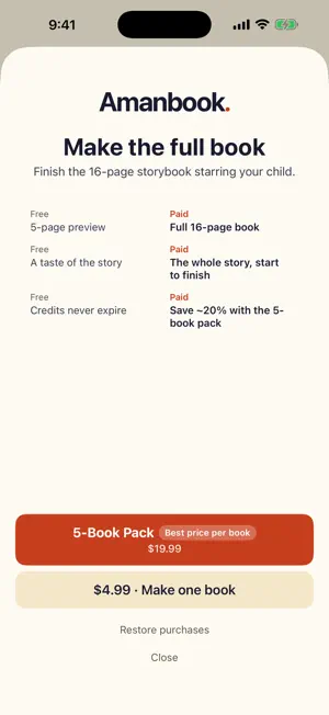 Amanbook screenshot 3