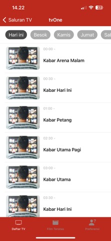 ► Jadwal TV Indonesiaのおすすめ画像1