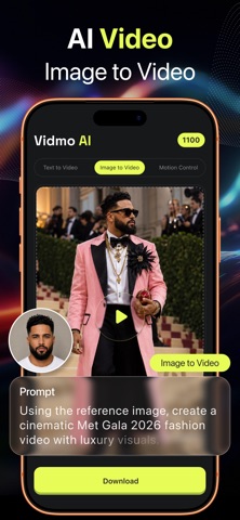 AI Video Generator - Vidmo Art iPhone screenshot