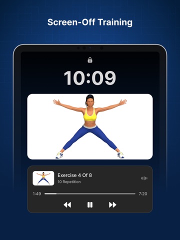 Quickify: 7 Minute Workout iPad screenshot