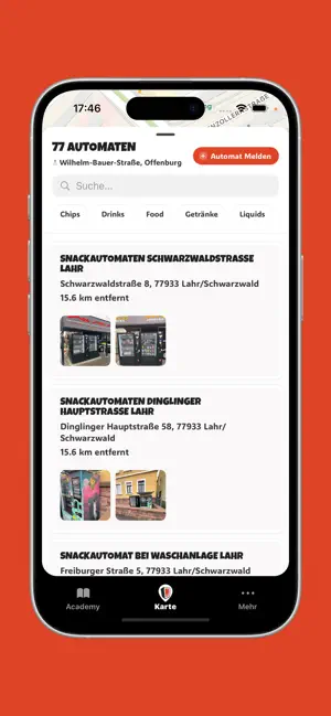 SnackLocator App screenshot 3