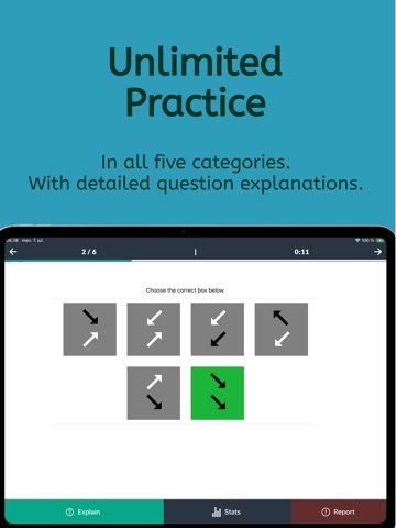 Army Cognitive Test Prep iPad screenshot