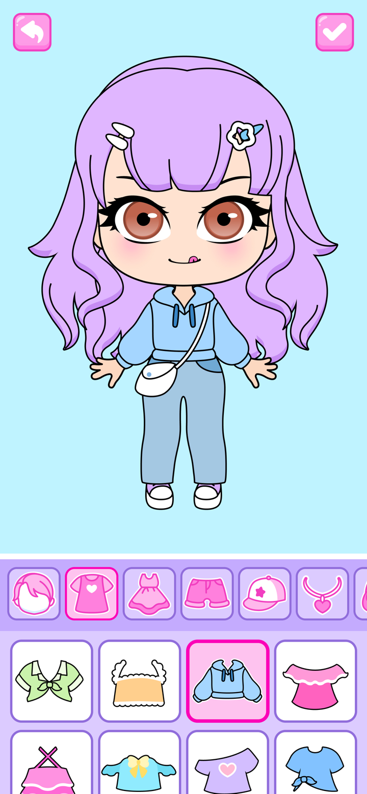 Chibi Muñecas Juego para Niñas screenshot 4