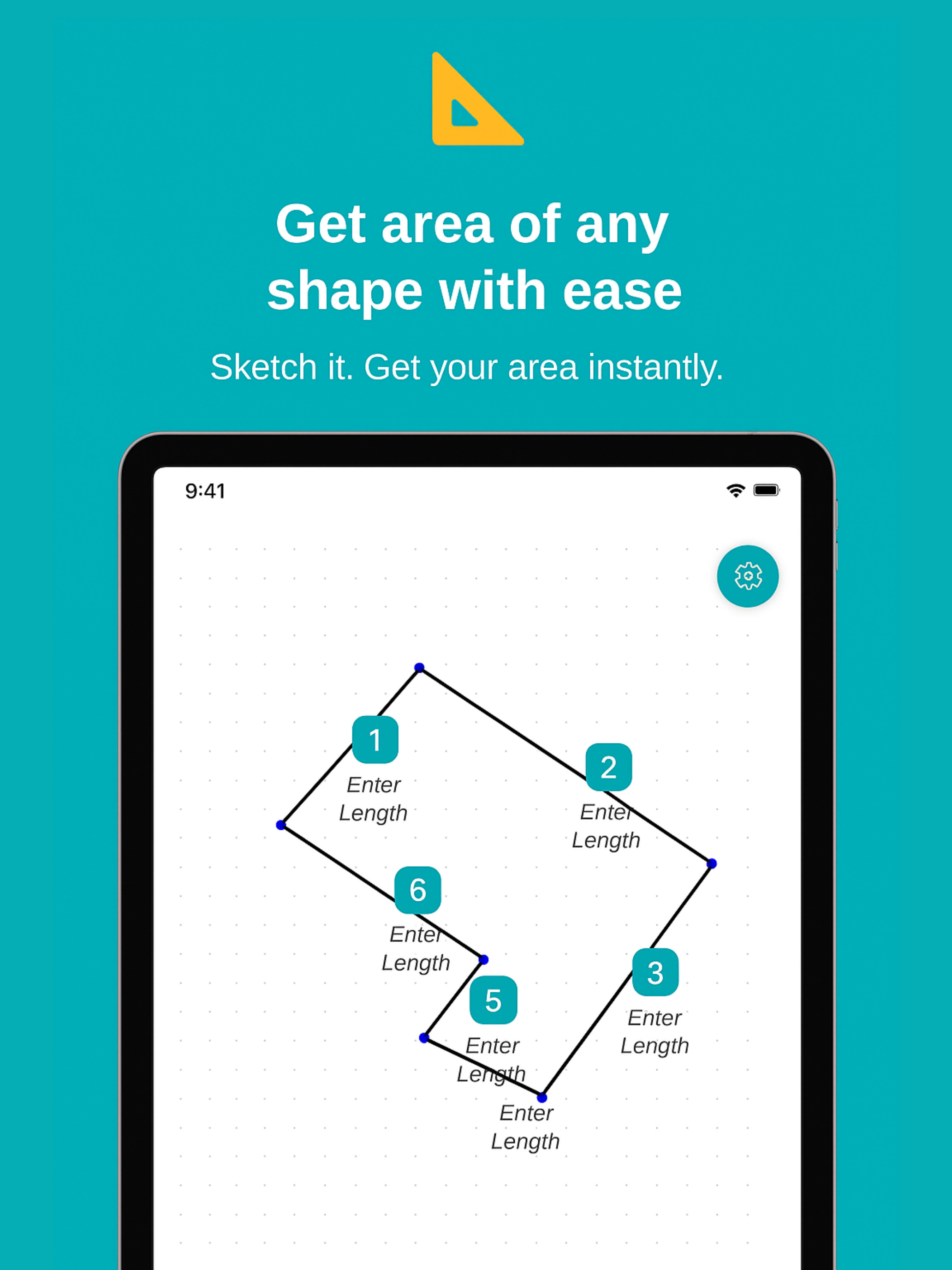 Square Footage Calculator:Areo