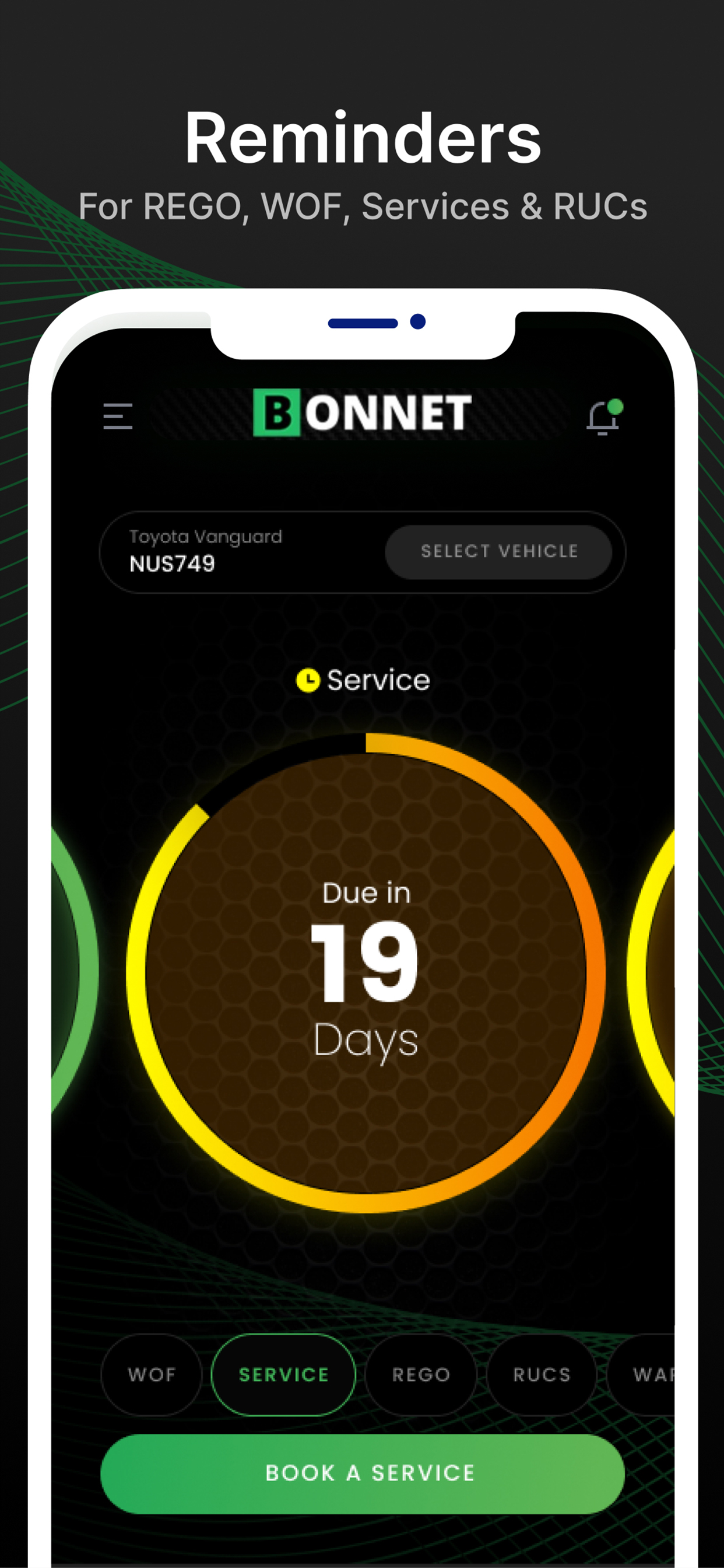 BONNET Vehicle Management App