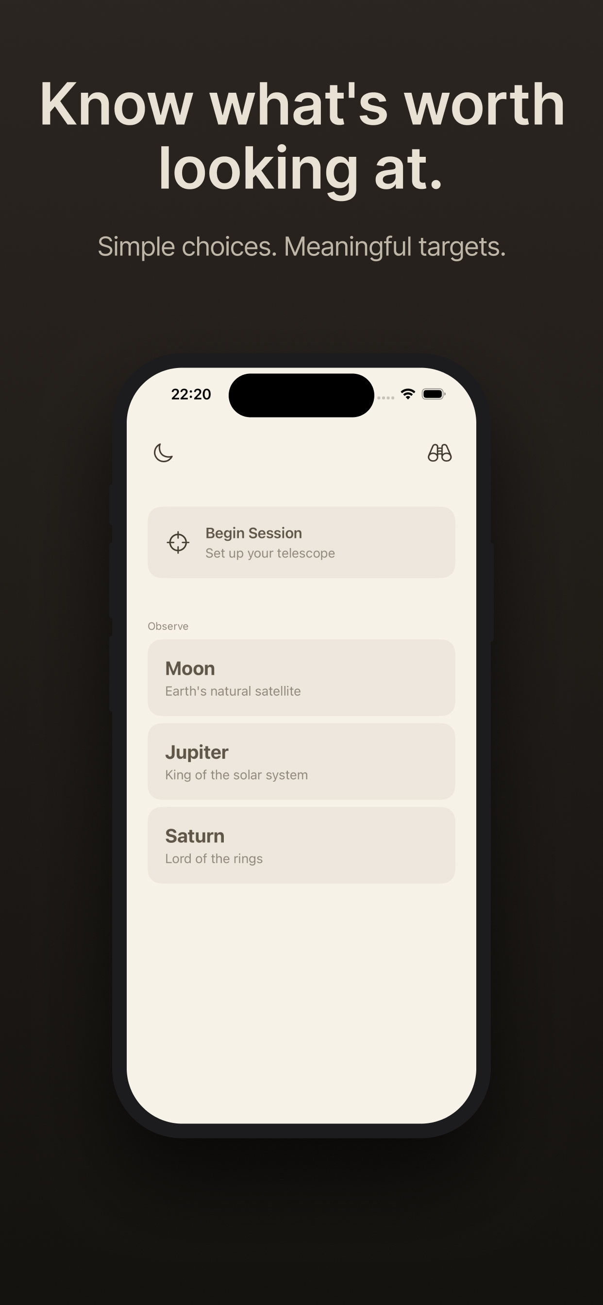 Lumen – Telescope Guide