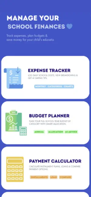 Parent Pay - School Finance AI iPhone screenshot 1