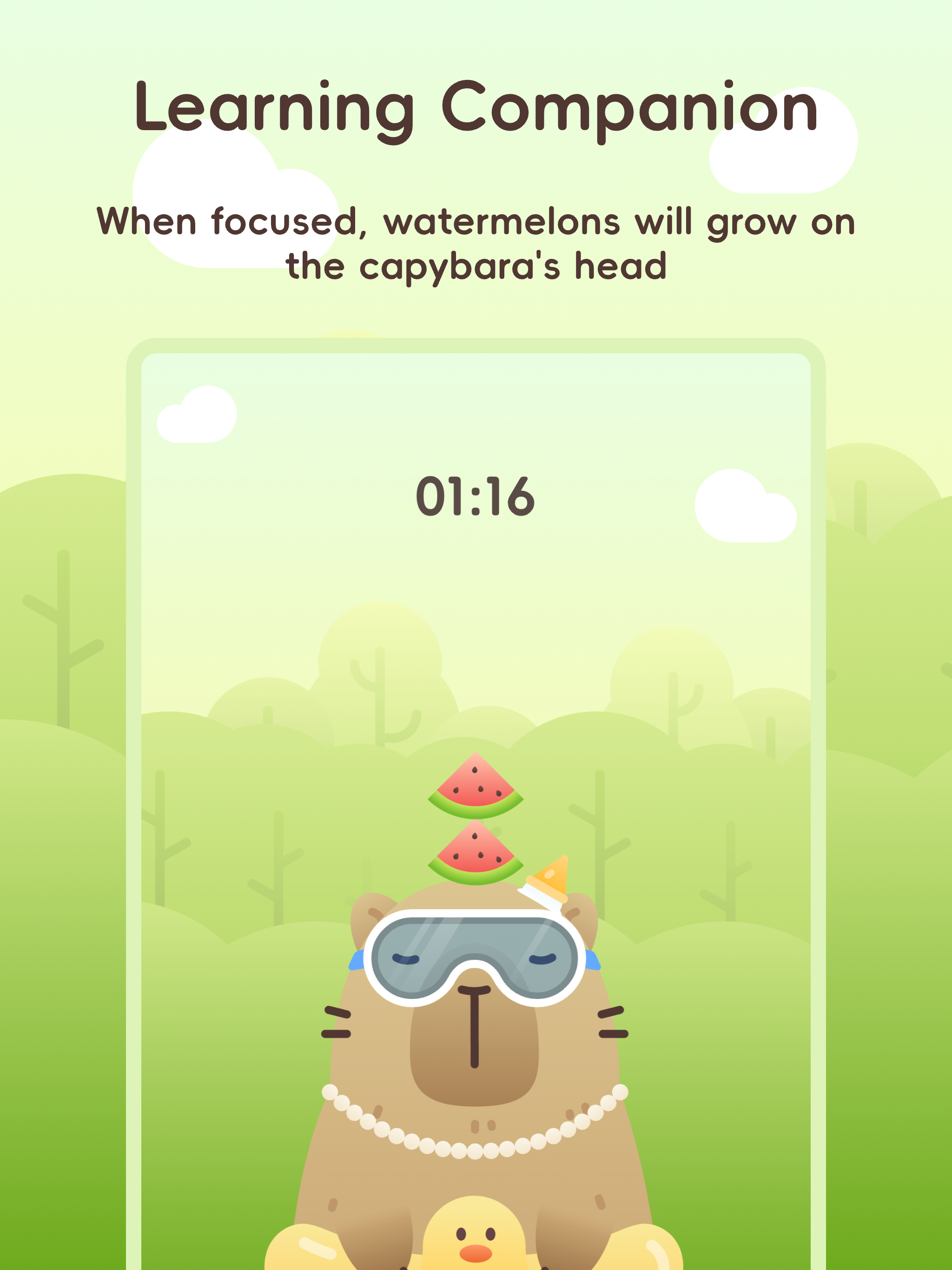 Capybara Focus: Pomodoro Timer