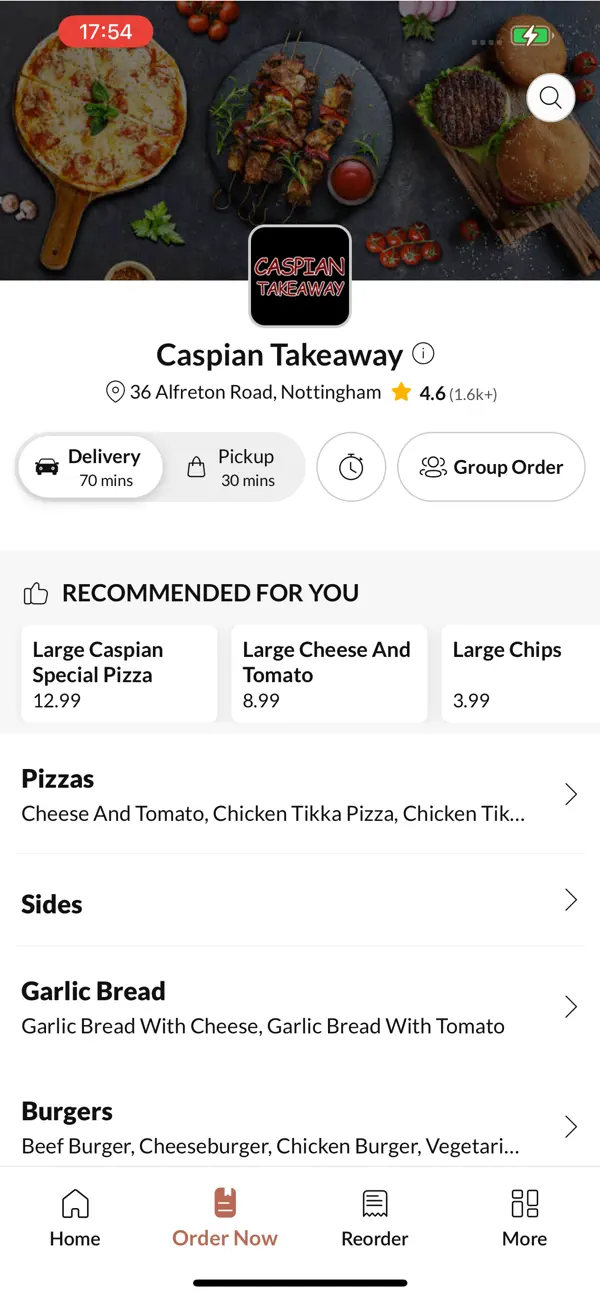 Screenshot #2 pour Caspian Takeaway.