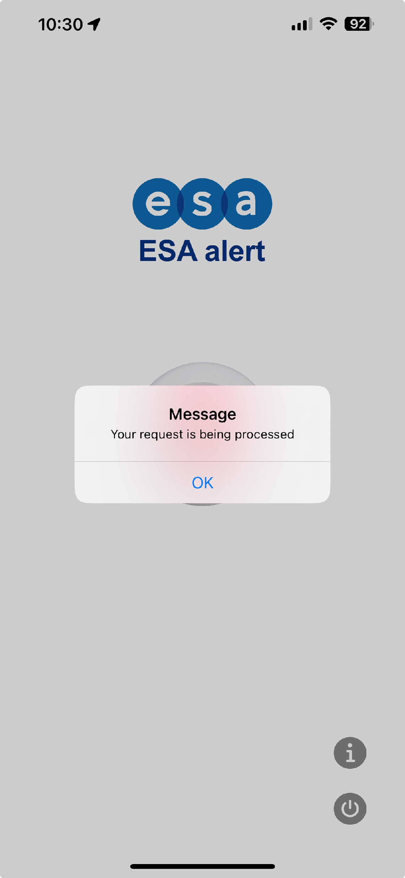 ESA alert