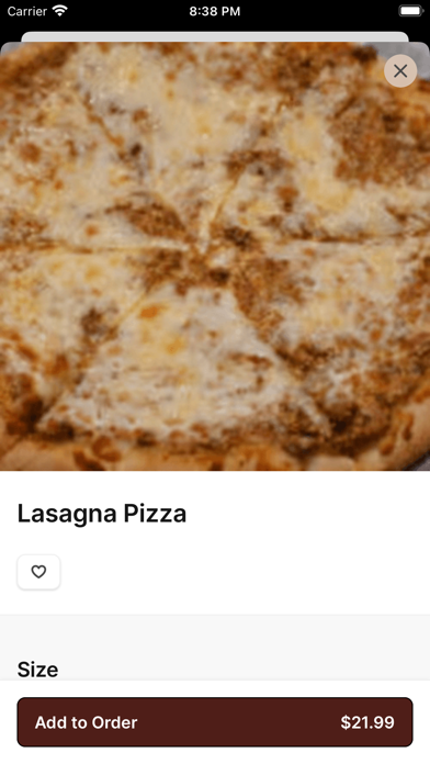 Bella's Italian Restaurant iPhone screenshot 4 - Food & Drink app